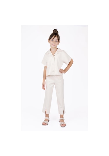 Best Kids Kız Çocuk Gömlek Yaka Ceket 001