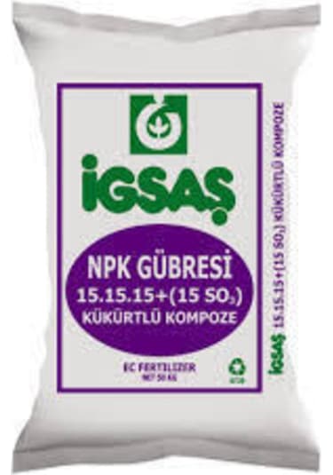 (15 KG) 15 15 15 Kükürtlü Taban Gübresi Kompoze