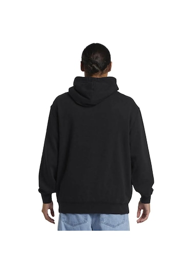 Quiksilver Salt Water Hoodie Erkek Sweatshirt Siyah