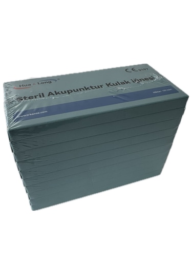 Akupunktur Kulak İğnesi Bantlı 0.22x1.5mm 10 Kutu 1000 Adet