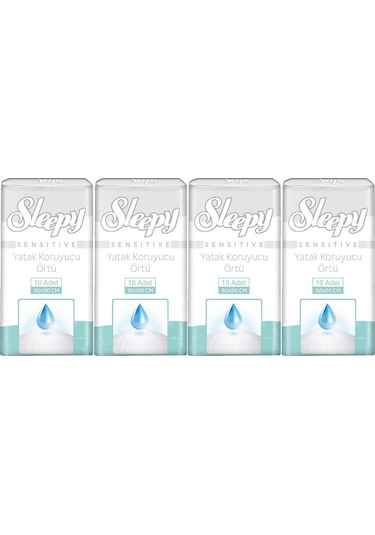 Sleepy Hasta Yatak Koruyucu 60 90cm 40 Adet 4pk 10