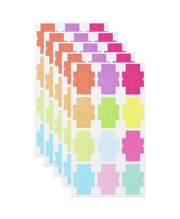 Wangxi 5 Renkli Yapışkanlı İndeks Etiketleri 60lı Set Kitap Notları Sayfa İşaretleme Ve Planlama Çıkartmaları