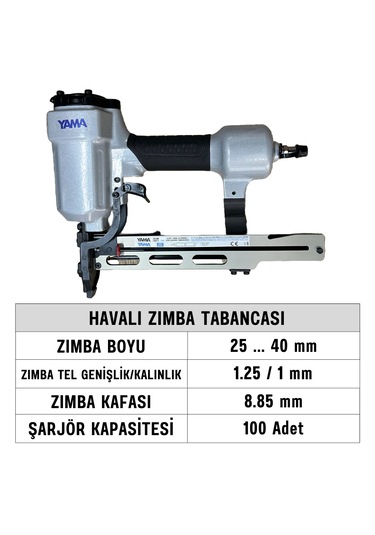 Yama YAT-9240 Havalı Zımba Tabancası 25-40 MM