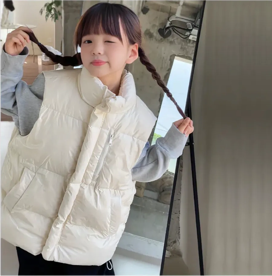 Mkn Çocuklar İçin İlkbaharlık Yalıtımlı Yelek 342269747 Bej