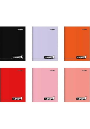 Çınar Im Smart A4 60 Yaprak Plastik Kapak Dikişli Defter Kareli 4 Adet