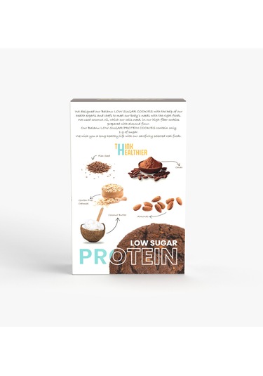 Balanu Almond Kakaolu ve Proteinli Bademli Kurabiye 200 G