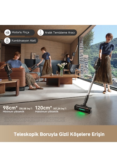 MOVA G70 Complete 225 Aw Yüksek Emiş Gücü Kablosuz Dikey Süpürge