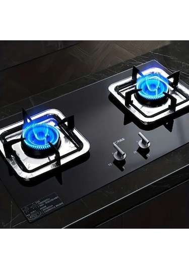 Isıya Dayanıklı Alüminyum Folyo Ocak Koruyucu Gazlı Ocak Korumalı Elektriksiz Ocak Temizlik 10'lu