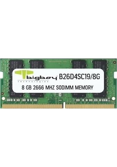 Bigboy B26D4SC19/8G 8 GB DDR4 2666 MHz CL19 Ram