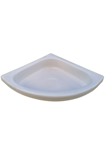 Üçgen Evye Lavabo. Tekne Evyesi. Karavan Evyesi. Beyaz 35x35cm