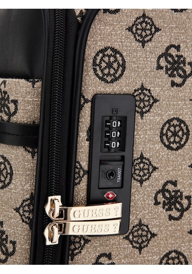Guess Kadın Siyah Beyza 18 İnç 8 Teker Bavul Siyah