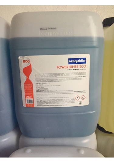 Öztiryakiler Power Rinse Eco Bulaşık Makinesi Parlatıcı 20 L
