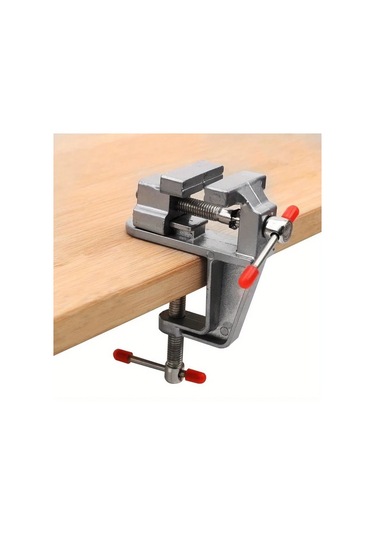 Fochsia 2 Adet Mini Mengene Dıy Aleminyum Masa Kelepçesi Hızlı Sabitleme