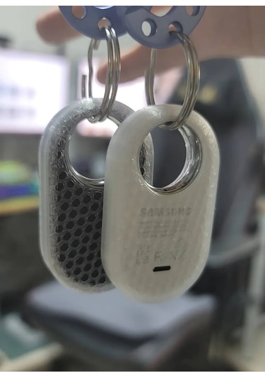 Smart Tag 2 Arı Kovanı Desenli Kılıf Sert Dayanıklı Smarttag2 Koruyucu Beyaz