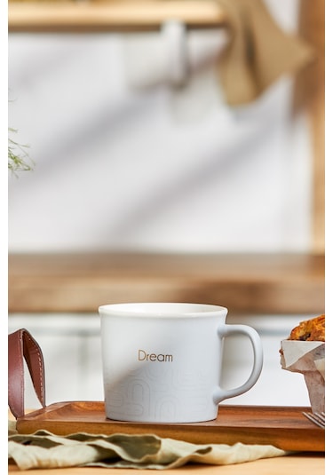 Emsan Dream New Bone Kupa 350 Ml Açık Gri