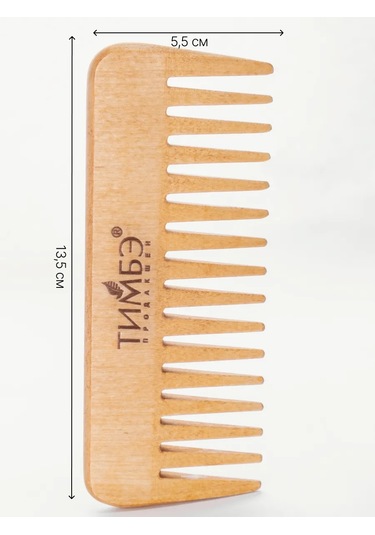 Timbe Prodaksen Ahşap Saç Tarağı 378455413