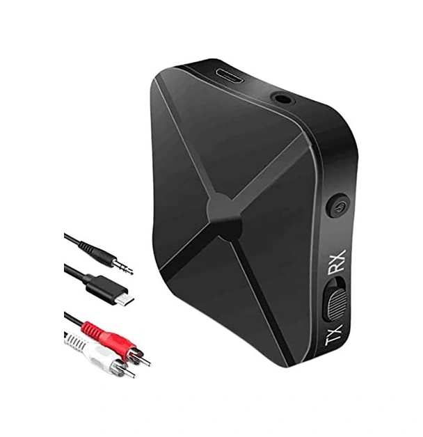 Xiyyadms Bluetooth 5.0 Alıcı-verici Adaptörü - Tv, Araba Hoparlörü, Telefon Ve Bilgisayar Ses Uyumlu Çift Fonksiyonlu Donanım