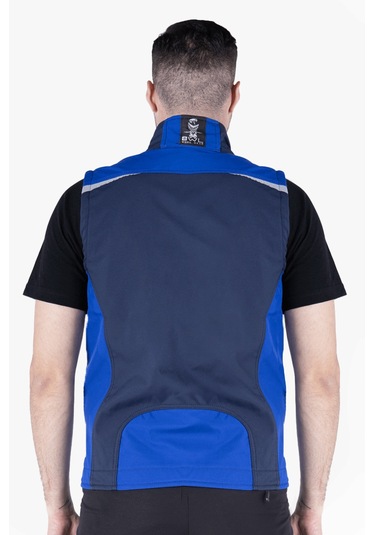 Softshell Yelek Lacivert - Saks Mavi