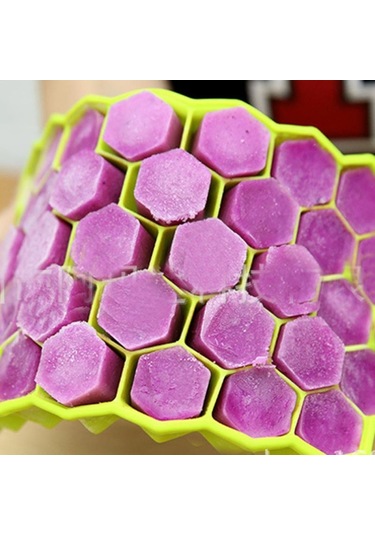 37 Izgara Buz Küpleri Petek Dondurma Makinesi Formu Dıy Kalıp Buzlu Şeker Kalıpları Yoğurt Buz Kutusu Buzdolabı Davranır Dondurucu Yeşil Yeşil