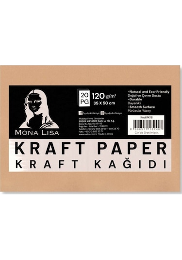 Mona Lisa Kraft Kağıdı 120gr 35x50cm 20li
