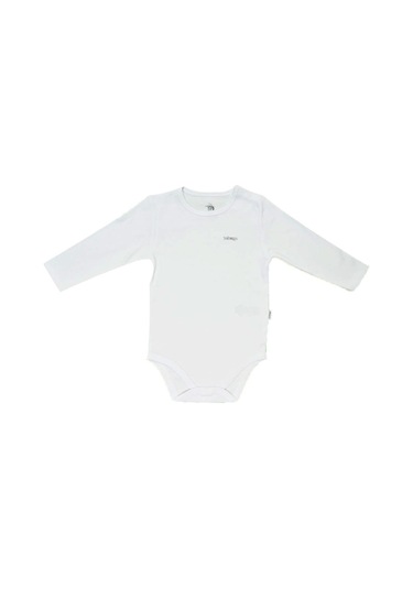 Bebengo Basic Uzun Kollu Bebek Body - BU4020 Beyaz