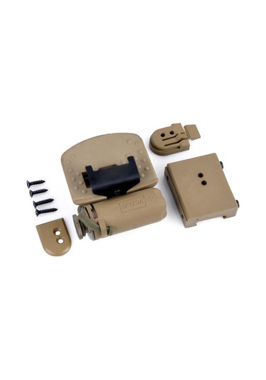 Suntek Taktik Avcılık Hayatta Kalma Sinyali Kask Işığı Led El Feneri Kahverengi