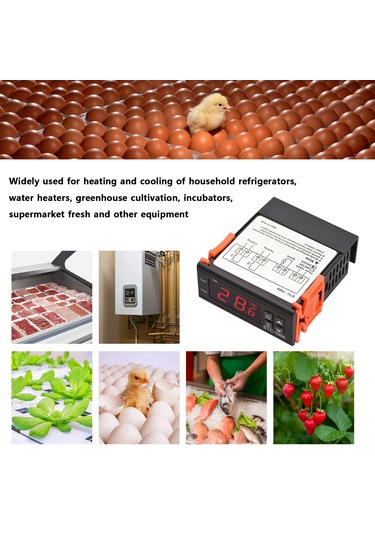 Dianziye Stc-1000 Akıllı Sıcaklık Kontrol Cihazı - Isıtma/soğutma, Doğrulama, Gecikmeli Başlangıç, Alarm Fonksiyonları - Dc 24v