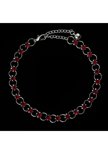 Dolıty 26.5cm Moda Çok Renkli Bohem Gümüş Kaplama Kırmızı Kırmızı