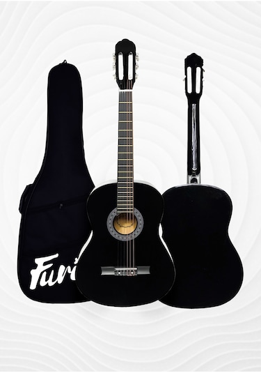 Cg-3902bk Solak Klasik Gitar 4/4 Yetişkin Boy Sap Ayarlı Full Set Siyah