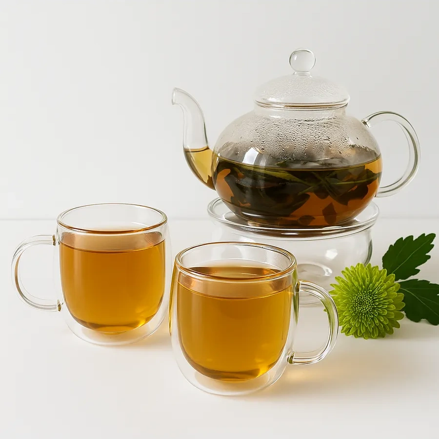 Cnglass Çift Tabanlı Kahve Kapuçino Ve Çay Kupası 290 Ml 2 Adet. 8781916 Beyaz