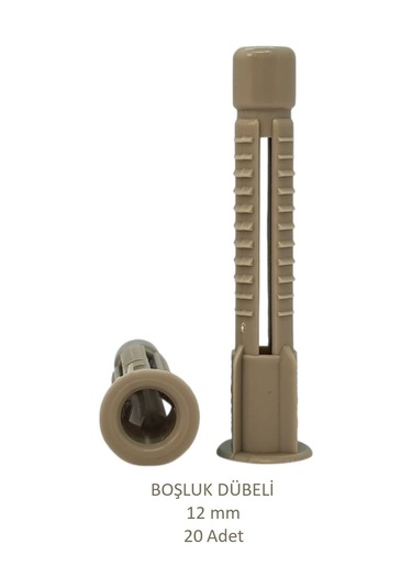 Tuğla Boşluk Dübeli 12 Mm 20 Adet