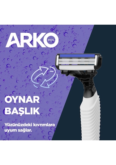 Arko Men Pro4 Tıraş Bıçağı Blıster 3lü