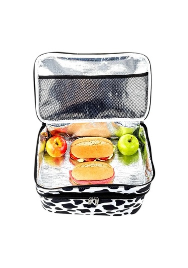 Ns Reliable Kamp Piknik Termal Soğutucu Yalıtımlı Buzluk Termos Çanta - 960 Dalmaçya Desenli Çok Renkli