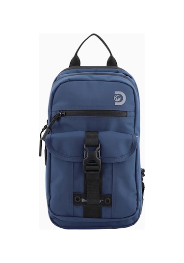 Discovery Shield Rfıd Korumalı Sürdürülebilir Sling Sırt Çantası Mavi 2