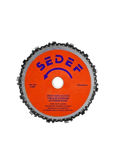 Sedef Zincirli Daire Testere 180 MM