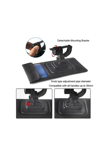 Ebitda Outdoor Bike Phone Mount, Waterproof, Black-green, For 3.5-7 Phones, 360 Rotation, Secure, Sanbuyos Siyah - Yeşil