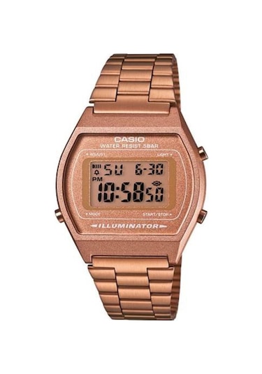 Casio B640wc-5adf Dijital Çelik Rose Gold 35 Mm Kadın Kol Saati Rose Gold