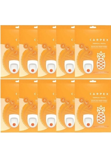 Carpex Pisuvar Koku Giderici Süzgeci Tropical Kokulu 10'lu
