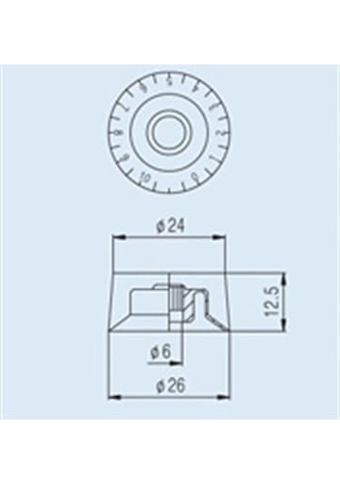Me-tools 4kb1j2g Knob Altın Renk
