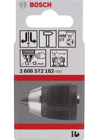 Bosch Anahtarsız Mandren 1.5 - 13 mm. 1/2" - 20 - 2608572182