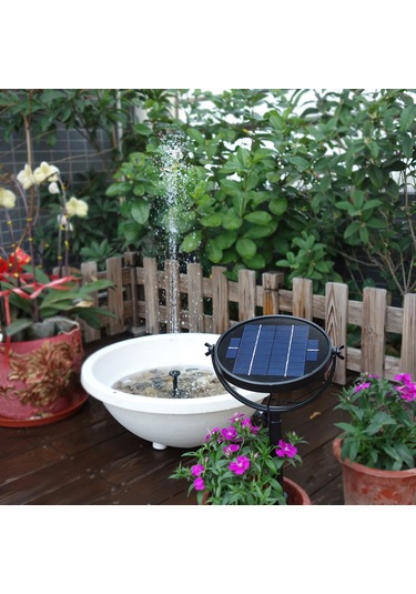 Decdeal 9v 3w Güneş Paneli Güneş Enerjili Şelale Daldırmalı Fırçasız Su Pompası Seti Kuş Banyosu Göleti İçin 190l/h 170cm Yükseklik