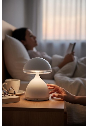 Geox Mantar Lamba, Gece Lambası, Masa Lambası, Abajur