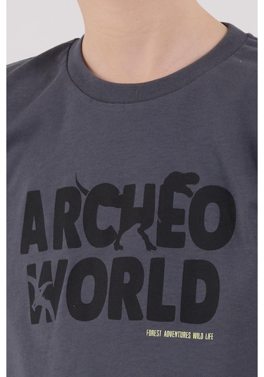 Rolypoly Erkek Çocuk Uzun Kol Pijama Takım Gri-1749 Gri