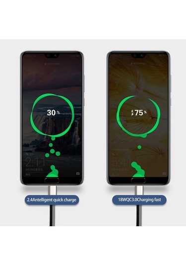 Zyzqstore Klipsli Dc12v-24v Qc3.0 Usb Hızlı Şarj Güç Adaptörü, Beyaz, 1 Adet 1 Adet