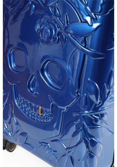 Ççs 5217 Kuru Kafa Polikarbon 3 Lü Valiz Seti-mavi Mavi