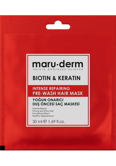 Duş Öncesi Saç Maskesi - Biotin & Keratin Yoğun Onarıcı Duş Öncesi Saç Maskesi 50 Ml