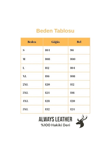 Always Leather Usta İşi Özel Dikim %100 Hakiki Deri 1803340004 Siyah