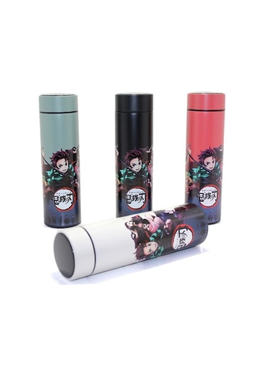 Anime Baskılı Dijital Göstergeli Termos 500 Ml Model 4 Diğer