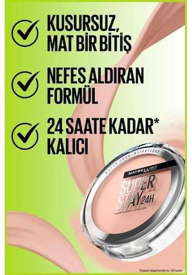 Maybelline New York Super Stay 24h Pudra-fondöten 05