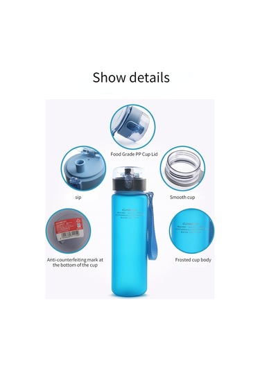 Dinosaurs 560 Ml Sızdırmaz Su Şişesi - Mor-103 Altın